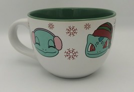 Pokemon Mug Cup 24oz Coffee Cocoa Winter Pikachu Charmander Squirtle Nintendo - $18.69