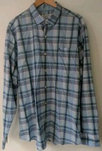 TOMMY BAHAMA Men’s L/S Casual Shirt XLT MULTI BLUE Plaid NEWPORT COAST Q - $21.70