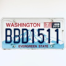 2019 United States Washington Evergreen State Passenger License Plate BB... - $224.29 MXN