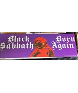 Black Sabbath Bumper Sticker Born Again NEW Original 1983 11&quot;x31/2&quot; Ozzy - $282.06 MXN