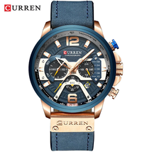 Curren Mens Watch with Chronograph with Box - $52.93