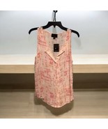 Lumiere printed abstract sleeveless Tank Top blouse Women’s Size S Small - $268.45 MXN