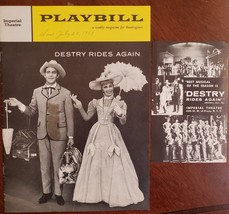 PLAYBILL &amp; Postcard - Destry Rides Again Andy Griffith Dolores Grey July 22 1959 - £10.11 GBP