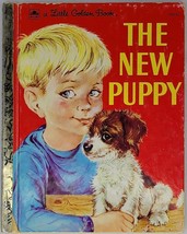 Vintage 1969 Little Golden Book The New Puppy Kathleen Daly 309-52 - £4.03 GBP