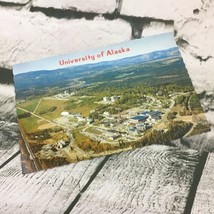 Vintage Postcard University Of Alaska Aireal View Collectible Travel Scenic  - £4.65 GBP
