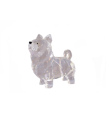 Pomeranian Shiba Inu 90046 Mini Puppy Figurine Crystal Cut Acrylic Clear... - $415.25 MXN