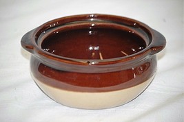 Vintage Monmouth Illinois Maple Leaf Stoneware Pottery Individual Casserole Dish - £11.67 GBP