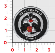 Marine Corps VMR-1 Roadrunners Hook &amp; Loop Sylvester Embroidered Patch - £23.69 GBP