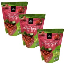 3 Packs Member&#39;s Mark Freeze Dried Strawberry Slices 3 oz Bag - FREE SHIP - £28.55 GBP