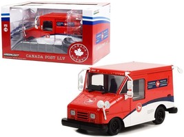 Canada Post LLV Long-Life Postal Delivery Vehicle Red and White 1/18 Diecast Mo - £57.53 GBP