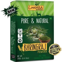 Luxura Sciences Natural Bhringraj Powder for hair growth and conditioning 200 G - £14.73 GBP