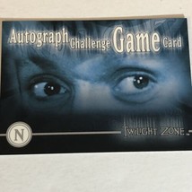 Twilight Zone Vintage Trading Card # Autograph Challenge Game Card N - £1.57 GBP