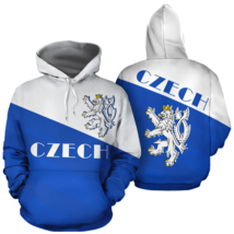 Czech Republic Country Flag Hoodie Adults And Youth - £44.04 GBP