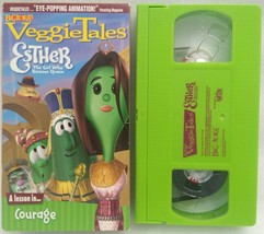 VeggieTales Esther The Girl Who Became Queen (VHS, 2001, Green Tape) - £9.47 GBP