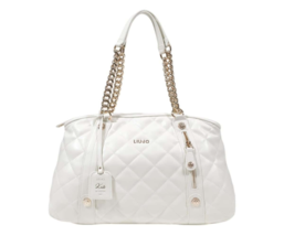 Liu Jo Women Bag - Designer White Shoulder Bag Fashion Handbag Elegant Medium - $240.22 CAD