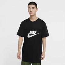 Nike Men&#39;s Sportswear Tee T-Shirt Black/White CW5385-010 Size XL - £23.67 GBP