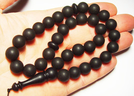 Amber Islamic 33 Prayer beads Genuine Baltic Amber Tasbih   pressed - £94.66 GBP