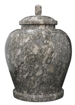 Large/Adult 220 Cubic Inch Classic Taupe Marble Funeral Cremation Urn for Ashes - £249.30 GBP