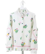 THE BEAUFORT BONNET COMPANY TODDLER GIRLS WHITE TULIP QUARTER ZIP PULLOV... - $51.97 CAD