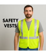 High Visibility Safety Vests for Construction Work School Outdoor Traffi... - $13.72 CAD+