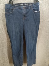 Womens Lee Comfort Waistband Stretch Denim Jeans Blue Size 16 - $17.82