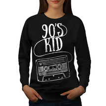 Wellcoda 9&#39;s Kid Fashion Womens Sweatshirt, Old School Casual Pullover Jumper - £22.84 GBP+