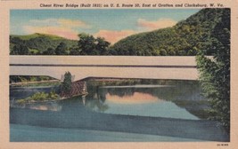 Cheat River Bridge East Grafton Clarksburg West Virginia WV Postcard D58 - $2.99