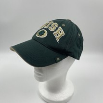 Norte Dame Irish Zephyr The Z Hat Green Baseball Hat Adjustable Cap OSFA - $9.47