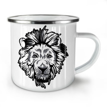 Lion Beast Calm Animal NEW Enamel Tea Mug 10 oz | Wellcoda - £20.48 GBP