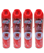 LOT 4x STRAWBERRIES &amp; CREAM Odor Eliminator 6 in 1 Air Freshener Spray 9... - €25,93 EUR