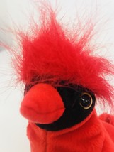 Ty Mac Cardinal Bird Beanie Babies 6&quot; Date Of Birth June 10 1998 Red Bla... - £11.08 GBP