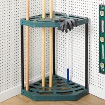 18 Tool Corner Rack Heavy Duty Space Saving Shed Garage Garden Storage O... - $469.46 MXN