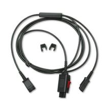 27019-03 Y-Splitter Adapter 85S07AA  Plantronics QD Cord  Training Cable  - £26.33 GBP