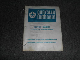 1971 Chrysler Outboard 3.5 3.6 HP Service Manual - $24.99