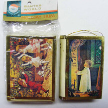 Kurt Adler Christmas &quot;Surprise Box&quot; Ornaments Vintage NOS 70s/80s - £19.55 GBP