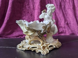 1880s English Moore Brothers Porcelain Figurine Cherub Rare - $225.00
