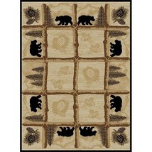 Wilderness Serenity Bear-Themed Area Rug - $39.24+