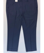NEW ROUNDTREE &amp; YORKE TRAVEL SMART MENS DARK BLUE PANTS CLASSIC FIT 50x32 - $436.31 MXN