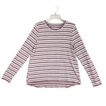 American Eagle Soft &amp; Sexy Plush Women's L Striped Top, High-Low Hem, Ca... - $18.05
