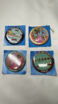 Vtg 1984 Los Angeles Olympics 2” Buttons Swimming Cycling Rowing Pentathlon - £15.87 GBP