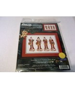 Christmas Santa Counted Cross Stitch Kit Janlynn  Sentiments new - £10.40 GBP