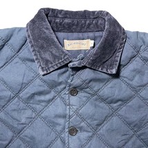 Arc En Ciel Diamond Quilted Button Up Jacket Navy Blue Cotton Italy Age ... - £26.64 GBP