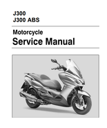 kawasaki j300/j300 abs motorcycle service manual workshop - $107.58 MXN