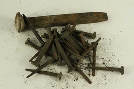 Vintage 1928-1956 Railroad Train Construction Hand Forged Metal Date Nails LOT B - £21.18 GBP