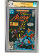 Action Comics #521 CGC JSA SS 7.0 Gerry Conway Alex Saviuk Bob Rozakis 1... - $178.19