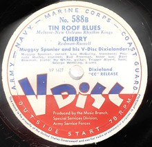 Muggsy Spanier Love Is Just Around the Corner / Tin Roof Blues VDisc Dixielander - £97.86 GBP