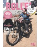 ROLLER MAGAZINE Vol.3 Bike Book Japan Max Schaaf PANHEAD KNUCKLEHEAD 2012 - €58,47 EUR