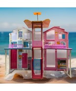 Mattel Barbie Pink Passport 3-Story Townhouse Fold up Dream House - $63.57