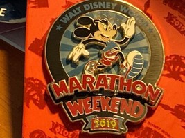 RunDisney 2019 Pin Marathon Weekend Disney Mickey Mouse Walt Disney World - £10.94 GBP