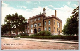 Courthouse Building Brockton Massachusetts MA UNP Unused UDB Postcard K11 - $4.90